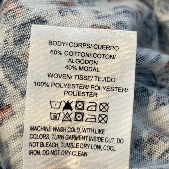 LUCKY BRAND FLORAL BLOUSE - Picture 6 of 6